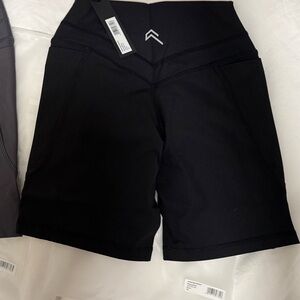 Oner Active Unified High Waisted Pocket Shorts - Black